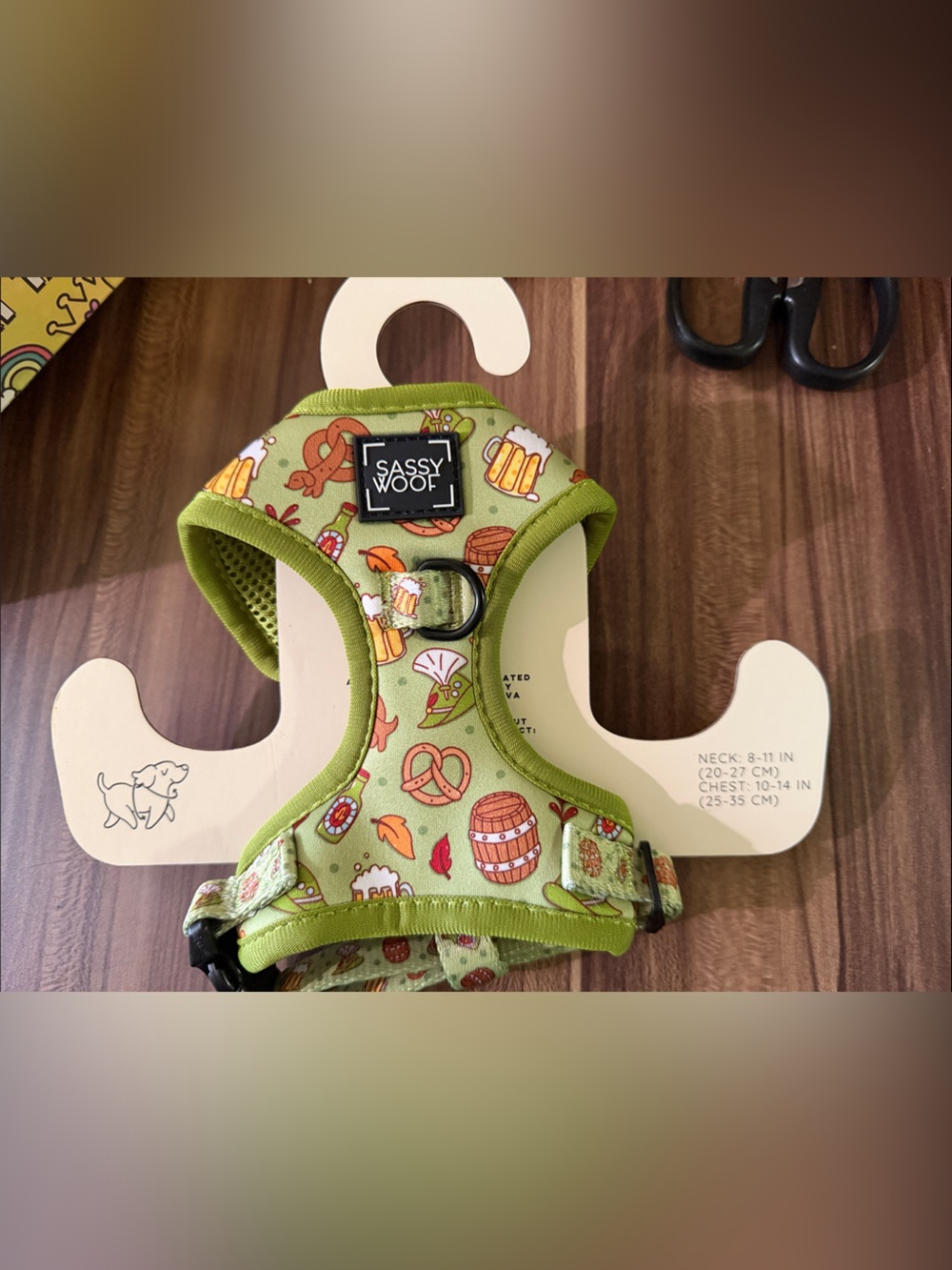 Sassy Woof Oktoberfest Wurst Behavior Dog Harness